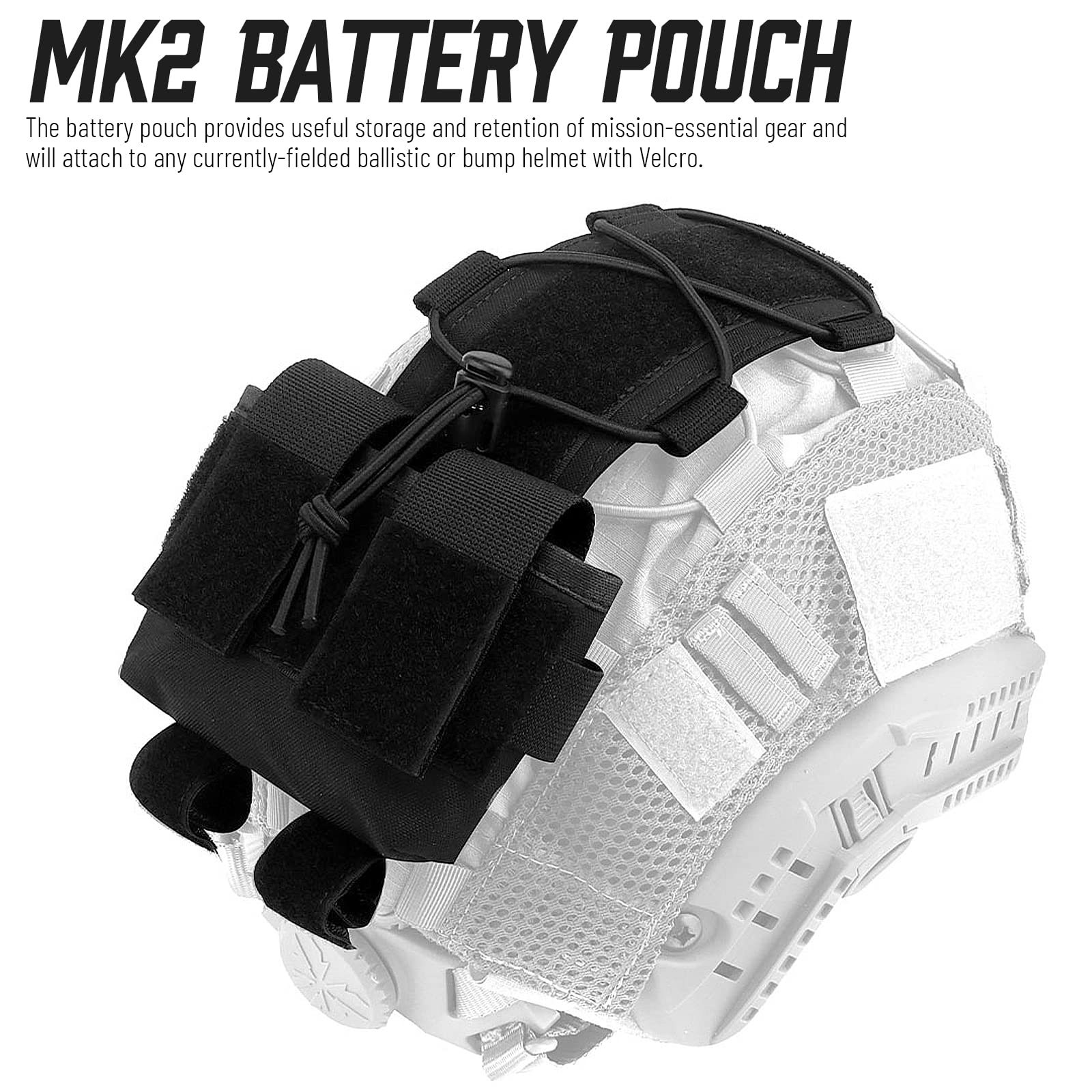 Amazon.co.jp: タクティカルヘルメットバッテリーポーチ、MK2